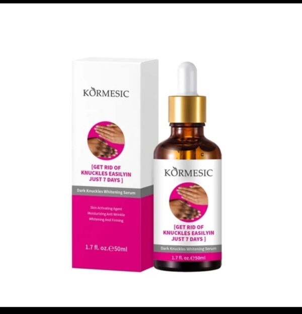 Dark knuckles remover serum for elbow and knees
