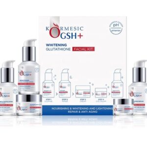 5 pcs Whitening Glutathione facial kit, exfoliation & anti-allergies and anti-aging