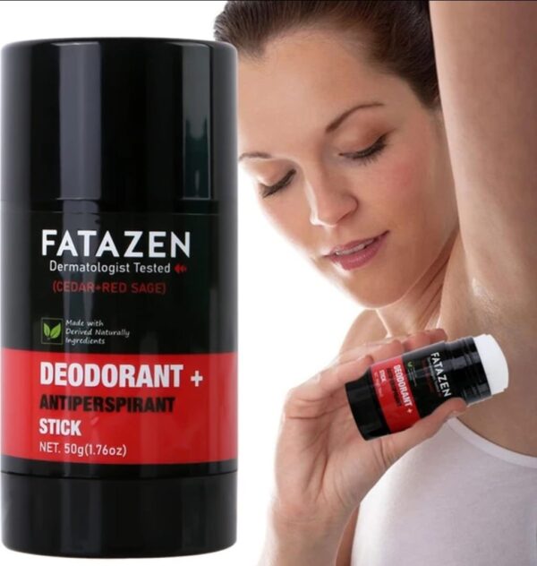 Herbal deodorant antiperspirant stick body, cedar red sage fragrance - Image 3