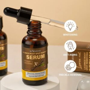 Licorice root extract is anti-inflammatory facial whitening serum for face and neck
