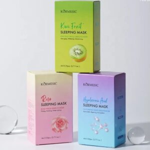 Hyaluronic acid, Rose and Kiwi Moisturizing Sleeping Gel for face and neck