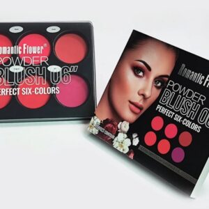 6 color waterproof makeup powder blush