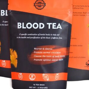 Blood tea, is a herbal tea that cleanse and detox body