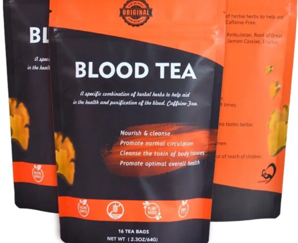 Blood tea, is a herbal tea that cleanse and detox body