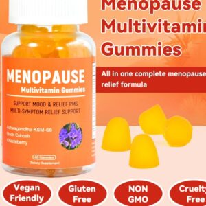 Menopause gummies supplements for women health and help ease hot flash and night sweat