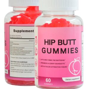 Bigger hips and butt enhancement gummies (vegan)