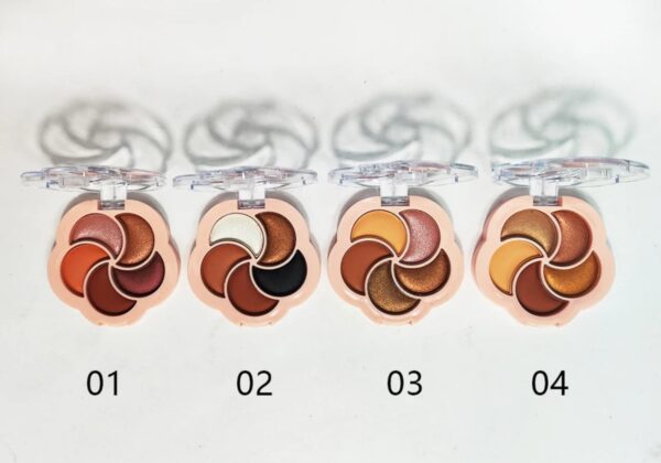 5 colors makeup waterproof matte eye shadow - Image 3